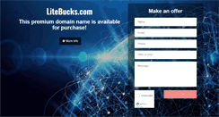 Desktop Screenshot of litebucks.com